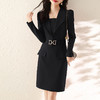 长袖连衣裙春装新款，收腰显瘦气质时尚大方简约个性包臀裙HR-WH25689 商品缩略图2