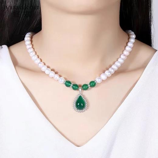 【不挑年龄 时尚百搭】女神节轻奢天然淡水珍珠项链三件套 商品图0