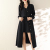 收腰时尚，春装新款连衣裙简约个性气质显瘦长款风衣裙HR-WH25679 商品缩略图2