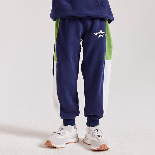 【三妈优选】龙之涵2023新款设计师款撞色卫衣、卫裤100-170可搭亲子 商品图10