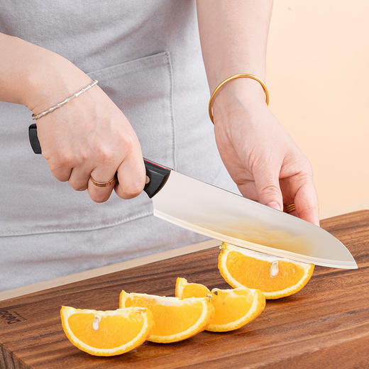 Debo德铂迪克森厨房刀具套装优质不锈钢家用菜刀切片刀砍骨刀亚克力刀座 商品图4