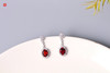 【梦影】石榴石耳饰 商品缩略图0