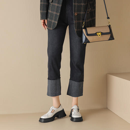 春季新款，里外全皮厚底单鞋HCY-3362 商品图8