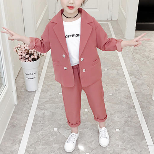 裁缝学苑TQ83 童装纸样儿童西装服装春款两件套上衣裤子衣服样板 商品图2