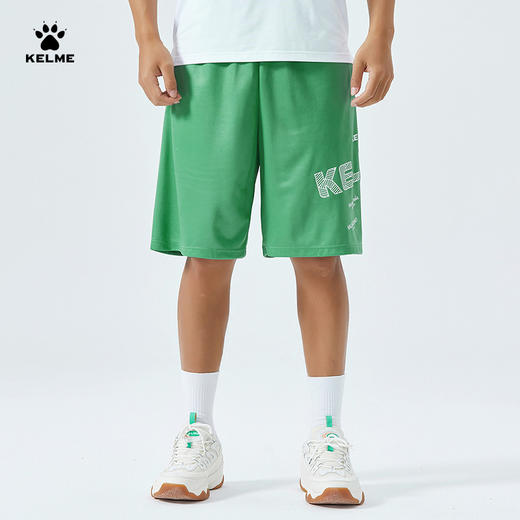 KELME卡尔美男士针织短裤2023夏季新款百搭五分裤篮球跑步运动裤 商品图2