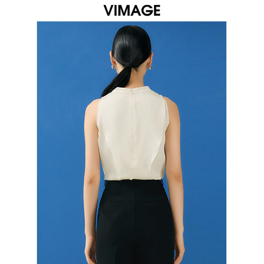 VIMAGE纬漫纪夏季新款时尚百搭纯色小上衣V1913546 商品图4