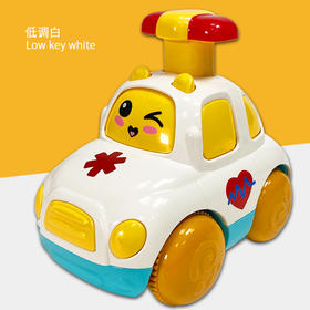 Z906 按压卡通小汽车 白色/红色/蓝色（颜色款式随机发货）