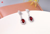 【梦影】石榴石耳饰 商品缩略图1