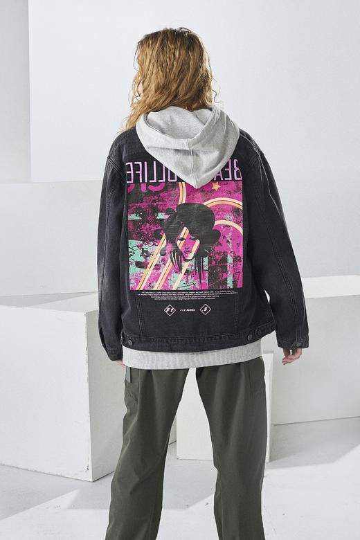 百货世界-OSSANCH-FELTICS 休闲牛仔外套 商品图2