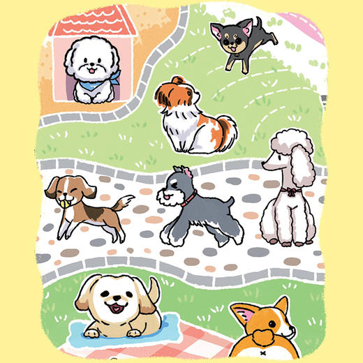 元气萌宠手账插画教程 有你真好 萌系猫咪狗狗手帐插画素材集简笔画入门教程手绘本手账Q版漫画教程我的手绘不可能这么萌 商品图3