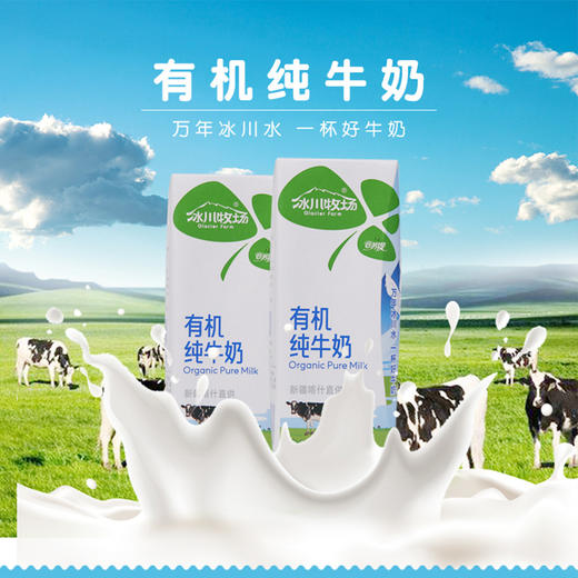 音苏提南达有机纯牛奶 新疆冰川牧场全脂营养早餐奶 200ml*12瓶/箱 商品图1