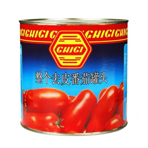 【中欧班列精选】 意大利珗唛牌去皮番茄罐头 原装进口整个去皮番茄鲜麦去皮茄西餐原料 2.55kg/罐 商品图3