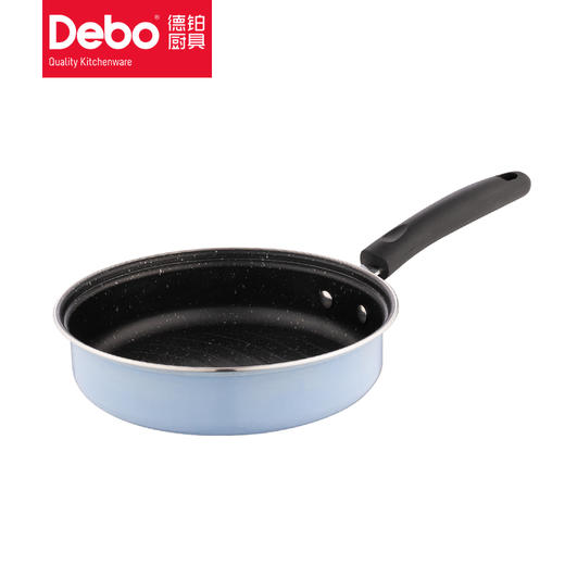 Debo德铂特比特炒锅不粘锅燃气灶专用三件套炒菜锅汤锅奶锅套装 商品图2