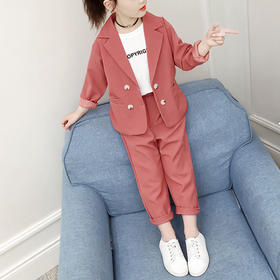 裁缝学苑TQ83 童装纸样儿童西装服装春款两件套上衣裤子衣服样板