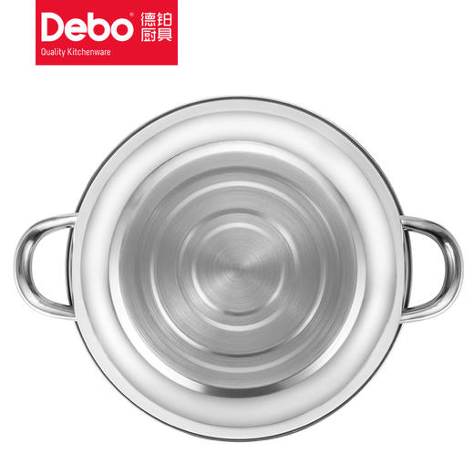 Debo德铂柏林公爵蒸锅汤锅不锈钢多用锅26cm燃气电磁炉通用DEP-04 商品图10