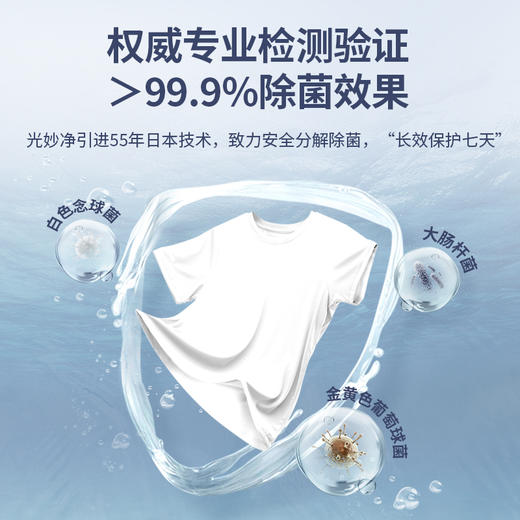 【限时团】强力去渍泡洗焕新 | 光妙净 光解深层净衣精华1kg+光解焕新泡洗液500g（赠:净衣精华30g*2+内衣洗露30g*2） [福利品] 商品图7