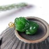 18K碧玉吊坠-貔貅金色扣 商品缩略图0