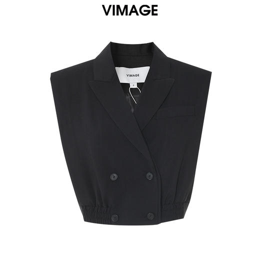 VIMAGE纬漫纪春季新款时尚百搭短款外套女V1903513 商品图5