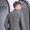 callisto灰色聚酯纤维混纺西服 SPBWJ052GY 商品缩略图1