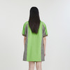 谜底连帽H型连衣裙2023春季新款休闲拼接直筒卫衣裙短袖231ML0098 商品缩略图2