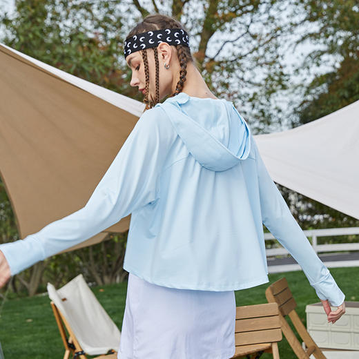 【一件抵6件！告别夏日闷热】CianKven 新款升级冰感斗篷款防晒衣女UPF50+ 薄款长袖防晒服sh 商品图2
