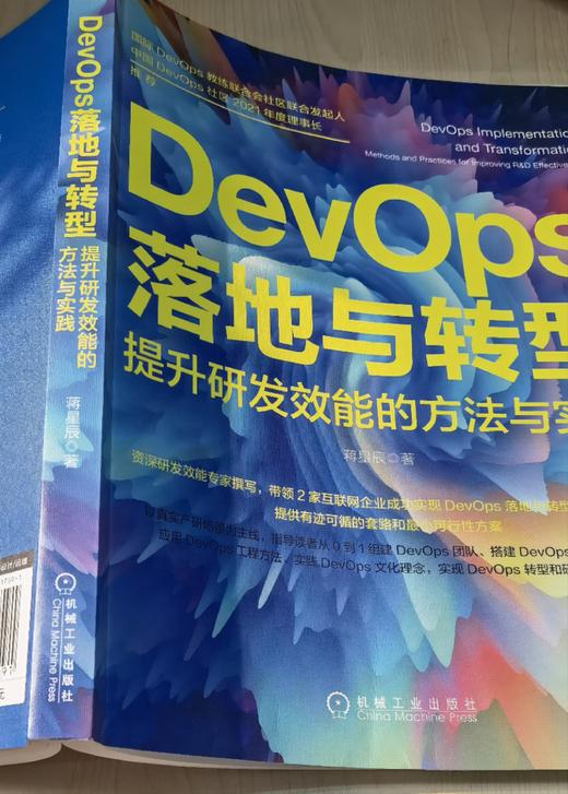 官网 DevOps落地与转型 提升研发效能的方法与实践 蒋星辰 著 组建DevOps团队搭建全链路平台应用工程方法 DevOps入门教程书籍 商品图2