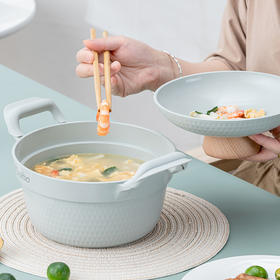 Debo德铂弗格森铝合金泡面锅1.5L不粘锅学生宿舍小锅家用煮面一人食汤锅