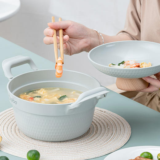 Debo德铂弗格森铝合金泡面锅1.5L不粘锅学生宿舍小锅家用煮面一人食汤锅 商品图0