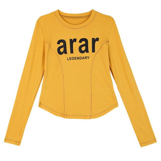 打底衫女内搭百搭长袖t恤修身单穿上衣TR-AEM2833 商品图4