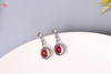 【梦影】石榴石耳饰 商品缩略图4