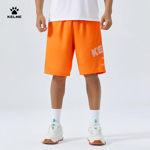 KELME卡尔美男士针织短裤2023夏季新款百搭五分裤篮球跑步运动裤 商品图3