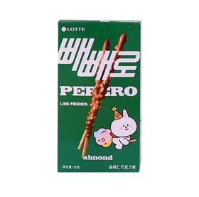 乐天派派乐扁桃仁巧克力味饼干棒（饼干）32g/盒