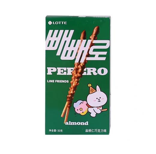 乐天派派乐扁桃仁巧克力味饼干棒（饼干）32g/盒 商品图0