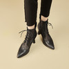 春季新款，时尚系带款网纱拼接运动底尖头高跟短靴CZ-CZ375 商品缩略图9