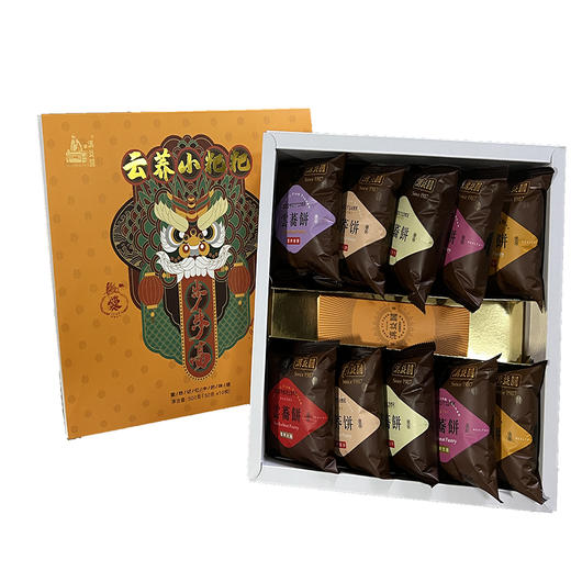 云南曲靖滇益圆步步高云荞饼大礼盒传统手工糕点零食特产 商品图0