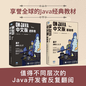 On Java中文版套装：基础卷+进阶卷（共2册）多sku