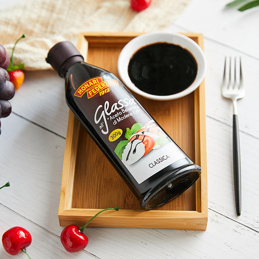 【中欧班列精选】 意大利莫奈瑞浓稠黑醋 原装进口酸甜牛排蘸酱浓缩黑醋 250ml/瓶 商品图4