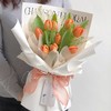 春意暖-橙色郁金香花束 商品缩略图0