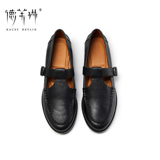 KACEY DEVLIN德芙琳法式复古玛丽珍低跟乐福单鞋女KD8018【72小时内发货，棕色预售7天发货】 商品图11