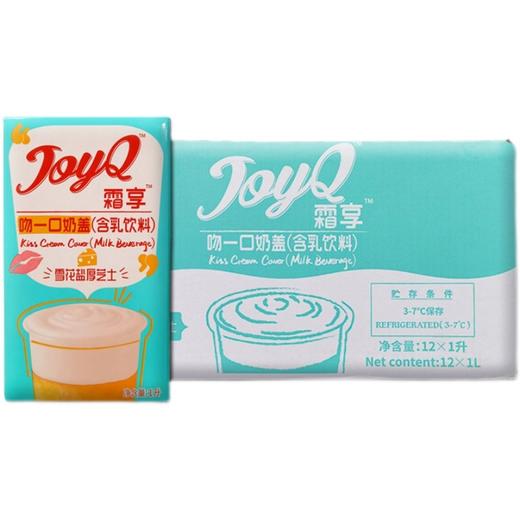 霜享吻一口雪花盐厚芝士奶盖1L*12  整件海盐奶茶免糖打发奶盖 商品图0