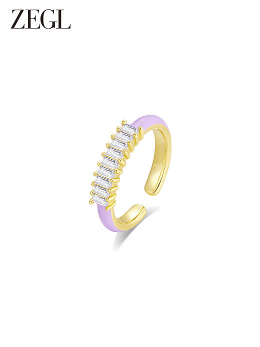 ZEGL设计师早春调色盘系列粉色戒指女小众设计高级感指环食指戒子 商品图1