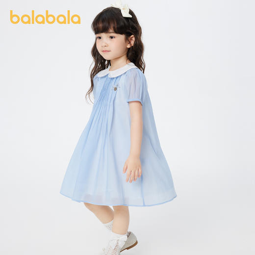 巴拉巴拉童装儿童裙子女童连衣裙时尚夏装2023新款小童宝宝甜美潮 商品图0