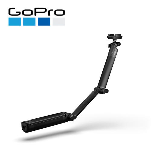 GOPRO 3-way三向摄像机手柄相机支架 三脚架自拍杆神器 hero8/9运动相机配件 原装三向自拍杆 商品图1