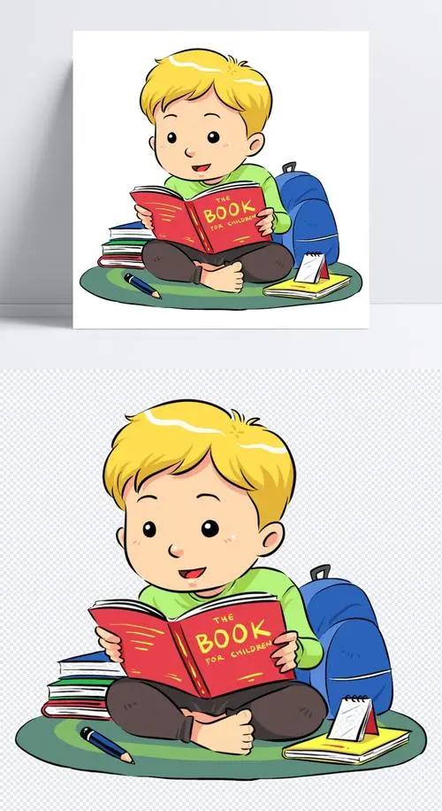 爱看书的男孩 商品图0