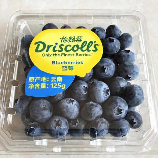 怡颗莓蓝莓125g/盒 商品图0