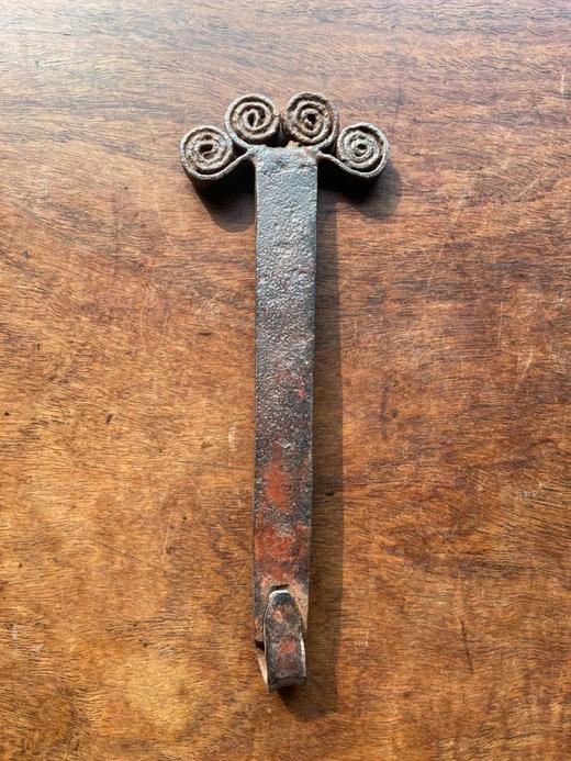 老铸铁长枝花朵型镇尺，顺丰包邮 商品图8