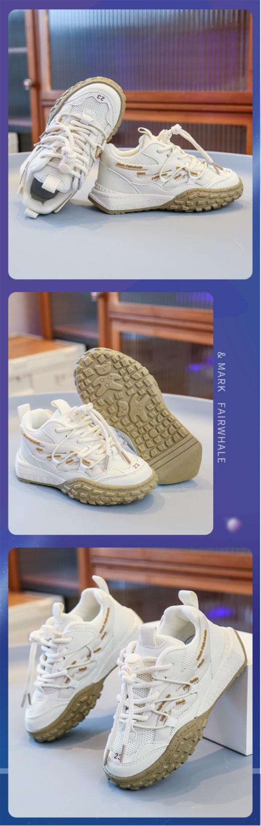 【马克华菲23年春季新品童鞋MK3117】👉鞋面采用柔软材质拼接而成☺️提高舒适性脱离沉闷热浪🥰开启追风步调‼️ ✅便捷调节扣💨一按轻松调节松紧度🌸适应简易穿脱需求免于系鞋带的烦恼🌈 商品图2