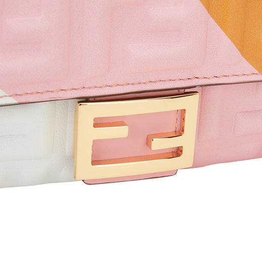 FENDI 芬迪FF Logo条纹手拿包8N0186 AK2K 商品图3