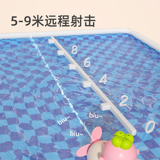 mideer弥鹿水枪玩具儿童呲滋水抽拉式戏水水枪男女宝宝洗澡玩具 商品图4