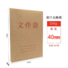 件袋竖版牛皮纸缠绳资料袋进口无酸牛皮纸档案袋1个 商品缩略图0